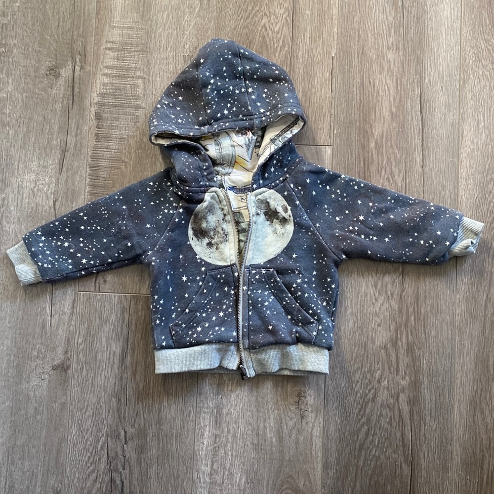 Little Wings Organic Double Sided Hooded Sweater Jacket
